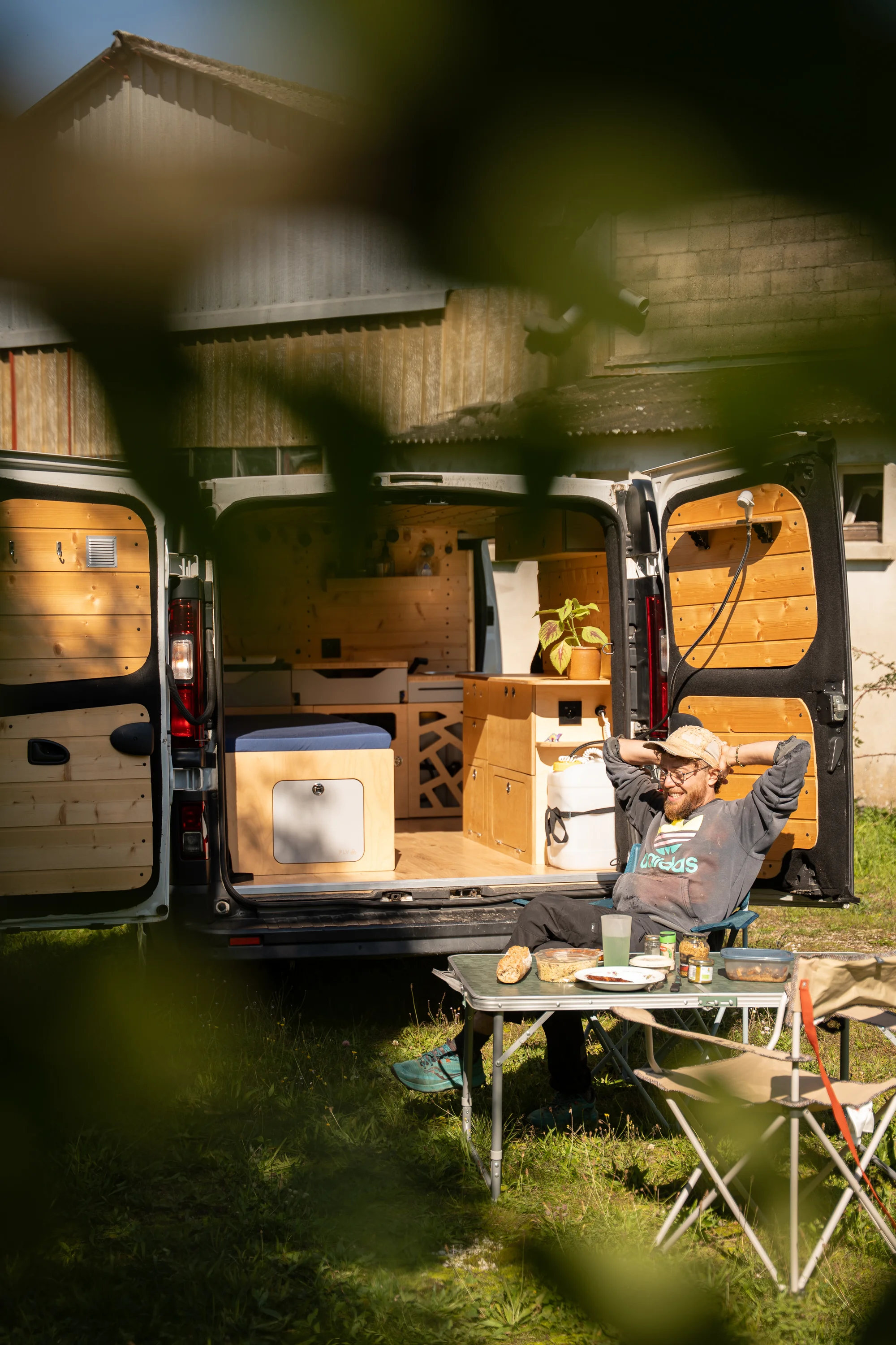 Van aménagé - vue intérieure